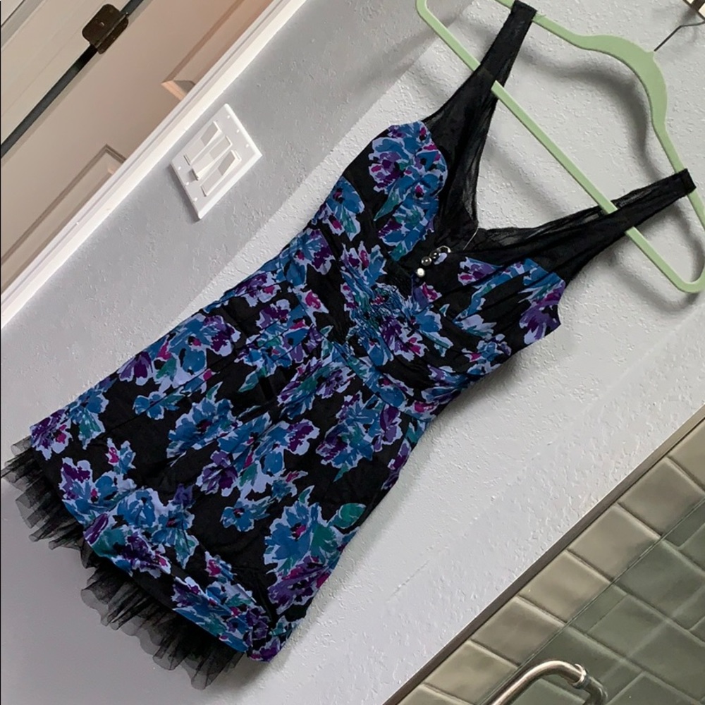 NWT Free People Floral Mini Dress